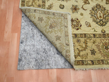 Ziegler Oushak hand-knotted wool rug in Ivory & Beige, 6'5" x 8'2" — SKU O076366 (view 4)