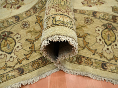 Ziegler Oushak hand-knotted wool rug in Ivory & Beige, 6'5" x 8'2" — SKU O076366 (view 5)