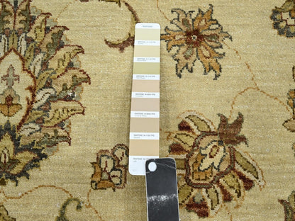 Ziegler Oushak hand-knotted wool rug in Ivory & Beige, 6'5" x 8'2" — SKU O076366 (view 7)