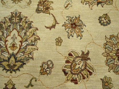 Ziegler Oushak hand-knotted wool rug in Ivory & Beige, 6'5" x 8'2" — SKU O076366 (view 8)