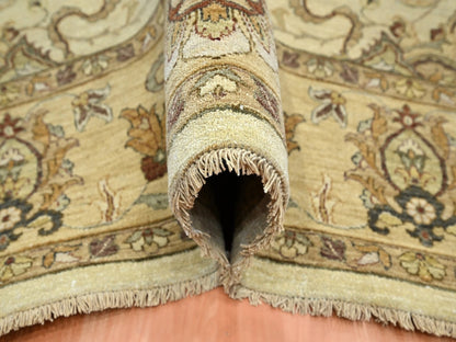 Ziegler Oushak hand-knotted wool rug in Ivory & Beige, 7'3" x 9'1" — SKU O076370 (view 5)