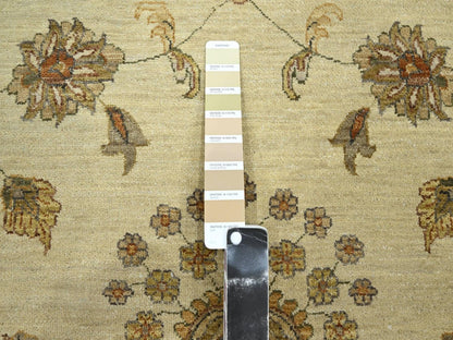 Ziegler Oushak hand-knotted wool rug in Ivory & Beige, 7'11" x 10' — SKU O076373 (view 7)
