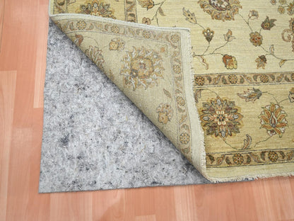 Ziegler Oushak hand-knotted wool rug in Ivory & Beige, 7'2" x 9'4" — SKU O076376 (view 4)