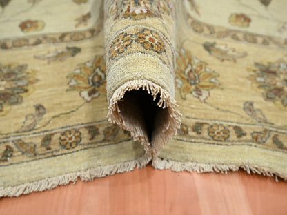 Ziegler Oushak hand-knotted wool rug in Ivory & Beige, 7'2" x 9'4" — SKU O076376 (view 5)