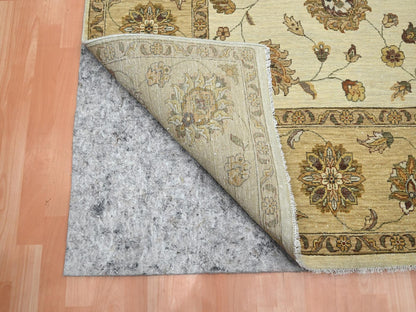 Ziegler Oushak hand-knotted wool rug in Ivory & Beige, 7'11" x 10' — SKU O076377 (view 4)