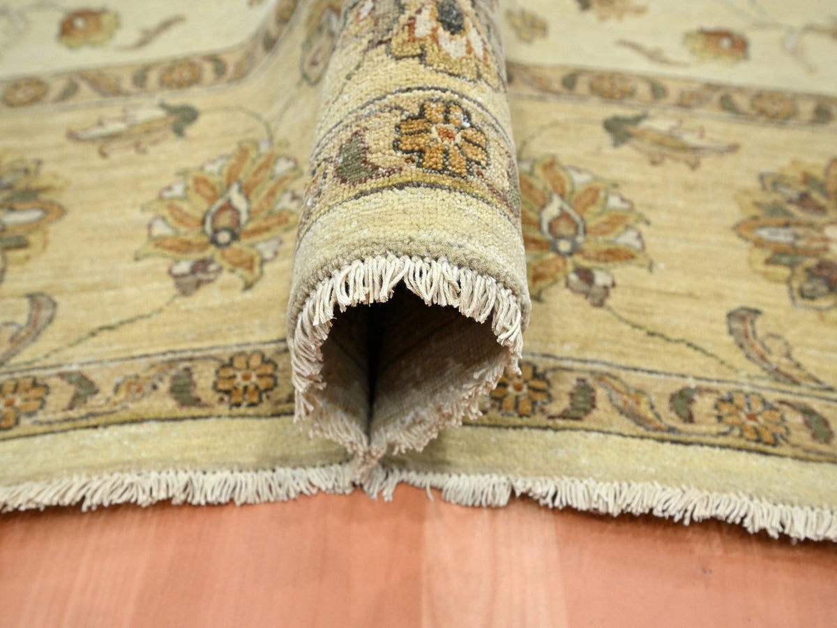 Ziegler Oushak hand-knotted wool rug in Ivory & Beige, 8'3" x 11'6" — SKU O076378 (view 5)