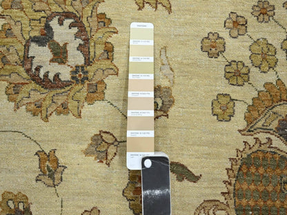 Ziegler Oushak hand-knotted wool rug in Ivory & Beige, 8'3" x 11'6" — SKU O076378 (view 7)