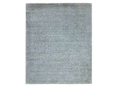 Modern / Contemporary hand-knotted wool rug in Gray, 8'3" x 10'1" — SKU O076380