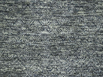 Modern / Contemporary hand-knotted wool rug in Gray, 9' x 12'1" — SKU O076389 (view 8)