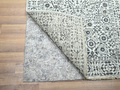 Mamluk Mamluk hand-knotted wool runner in Ivory, 2'8" x 26' — SKU O076438 (view 3)
