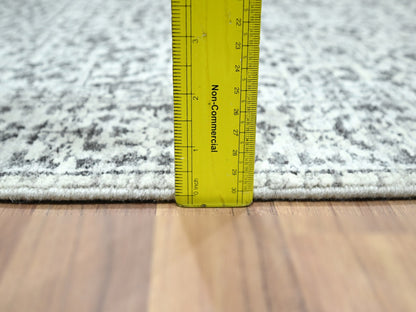 Mamluk Mamluk hand-knotted wool runner in Ivory, 2'6" x 30' — SKU O076439 (view 6)