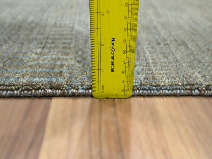 Brown 2'0" x 3'0" Modern and Contemporary Hand knotted Wool Rug - Sku: O076448