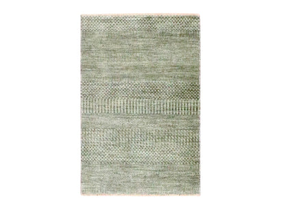 Brown 2'0" x 3'0" Modern and Contemporary Hand knotted Wool Rug - Sku: O076482