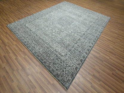 Mamluk Mamluk hand-knotted wool rug in Gray, 8'1" x 10'1" — SKU O076540 (view 3)