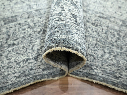 Mamluk Mamluk hand-knotted wool rug in Gray, 8'1" x 10'1" — SKU O076540 (view 5)