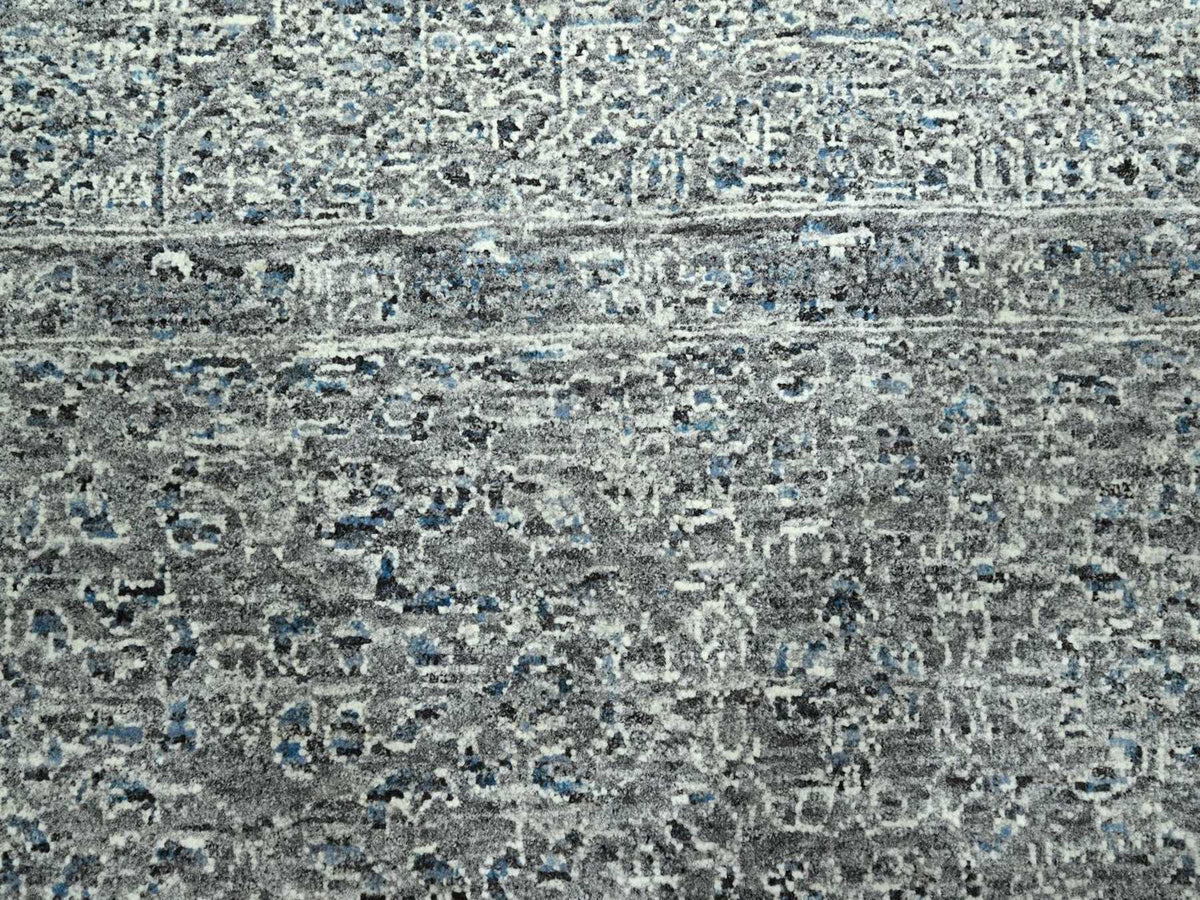 Mamluk Mamluk hand-knotted wool rug in Gray, 9'2" x 12'1" — SKU O076541 (view 8)