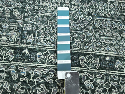 Green 8'0" x 10'0" Mamluk Hand knotted Wool Rug - Sku: O076543