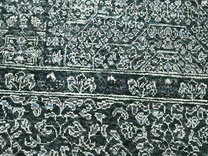 Green 8'0" x 10'0" Mamluk Hand knotted Wool Rug - Sku: O076543