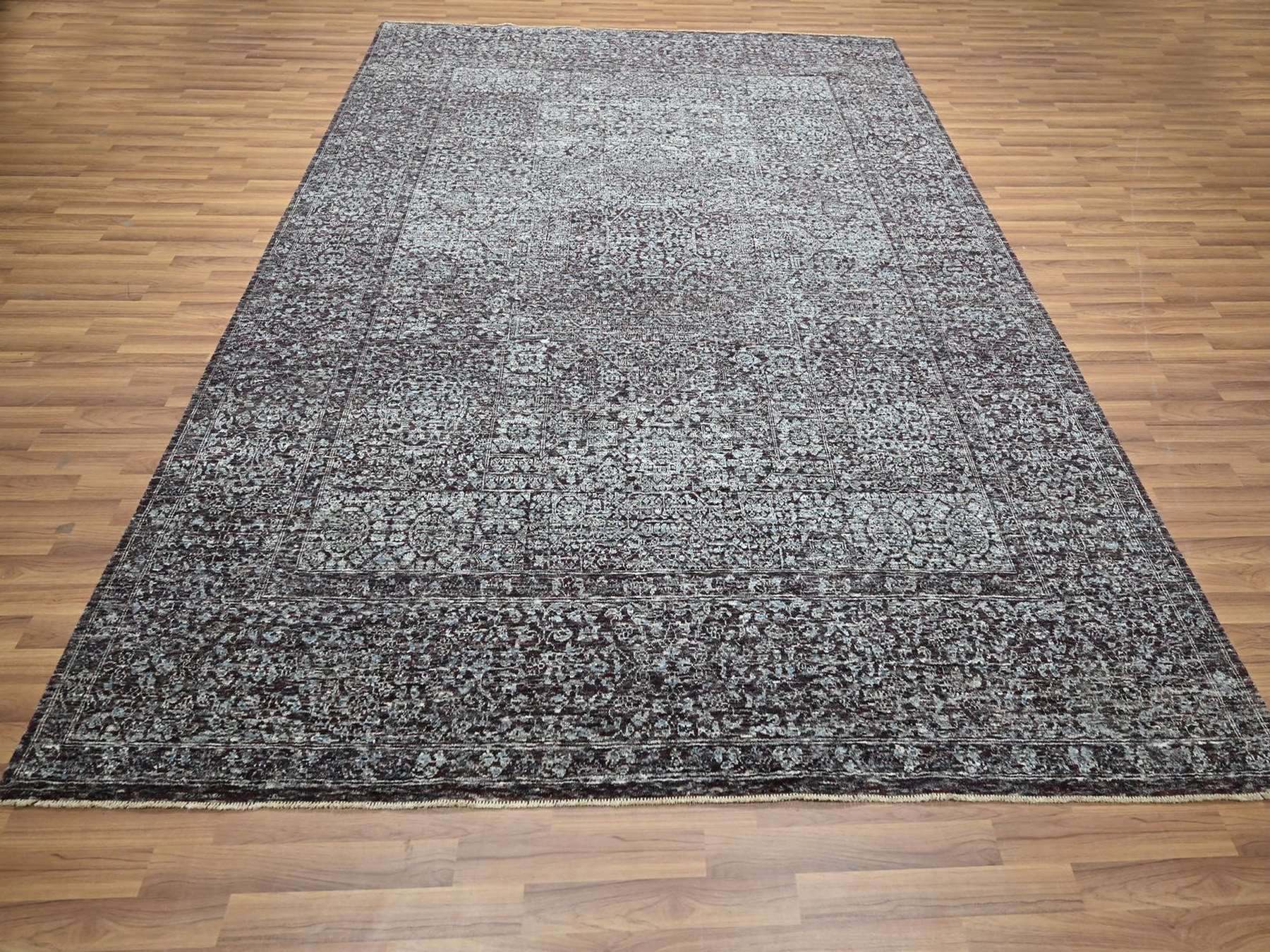 Red 8'0" x 10'0" Mamluk Hand knotted Wool Rug - Sku: O076544