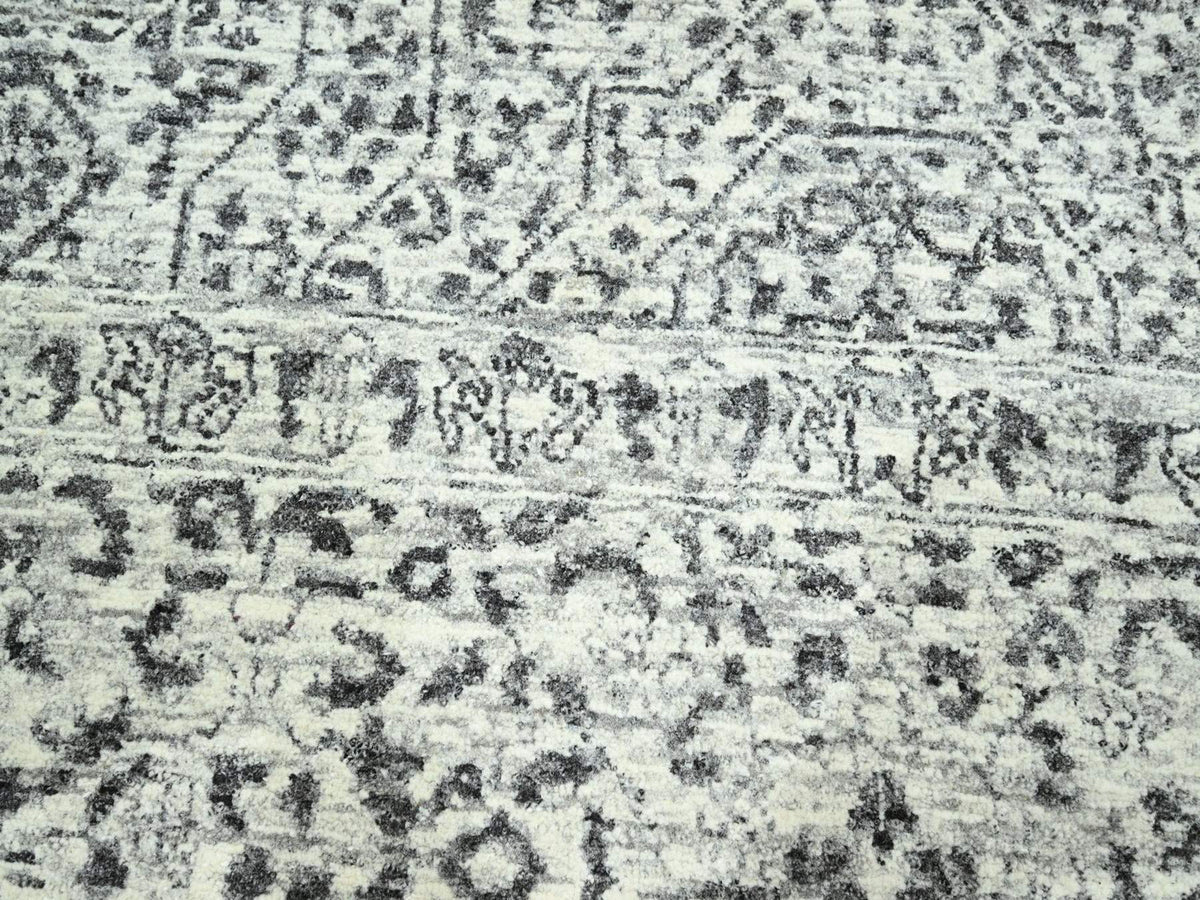 Mamluk Mamluk hand-knotted wool rug in Ivory, 9'1" x 12' — SKU O076547 (view 8)