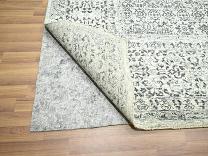 Ivory 10'0" x 14'0" Mamluk Hand knotted Wool Rug - Sku: O076548