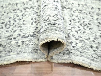 Ivory 10'0" x 14'0" Mamluk Hand knotted Wool Rug - Sku: O076548