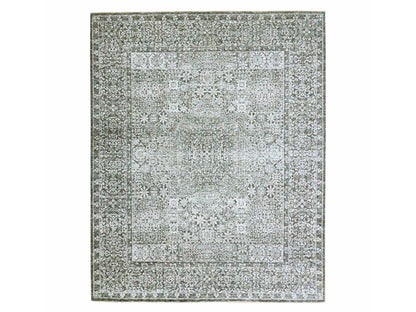 Mamluk Mamluk hand-knotted wool rug in Gray, 8'2" x 10'2" — SKU O076549