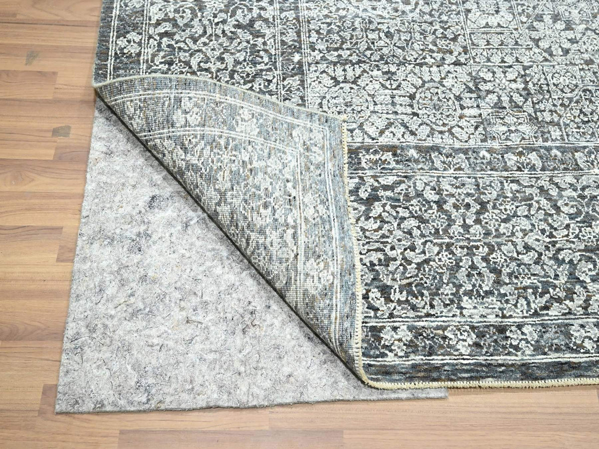 Mamluk Mamluk hand-knotted wool rug in Gray, 8'2" x 10'2" — SKU O076549 (view 4)