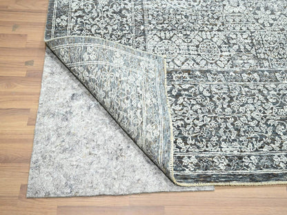 Mamluk Mamluk hand-knotted wool rug in Gray, 8'2" x 10'2" — SKU O076549 (view 4)