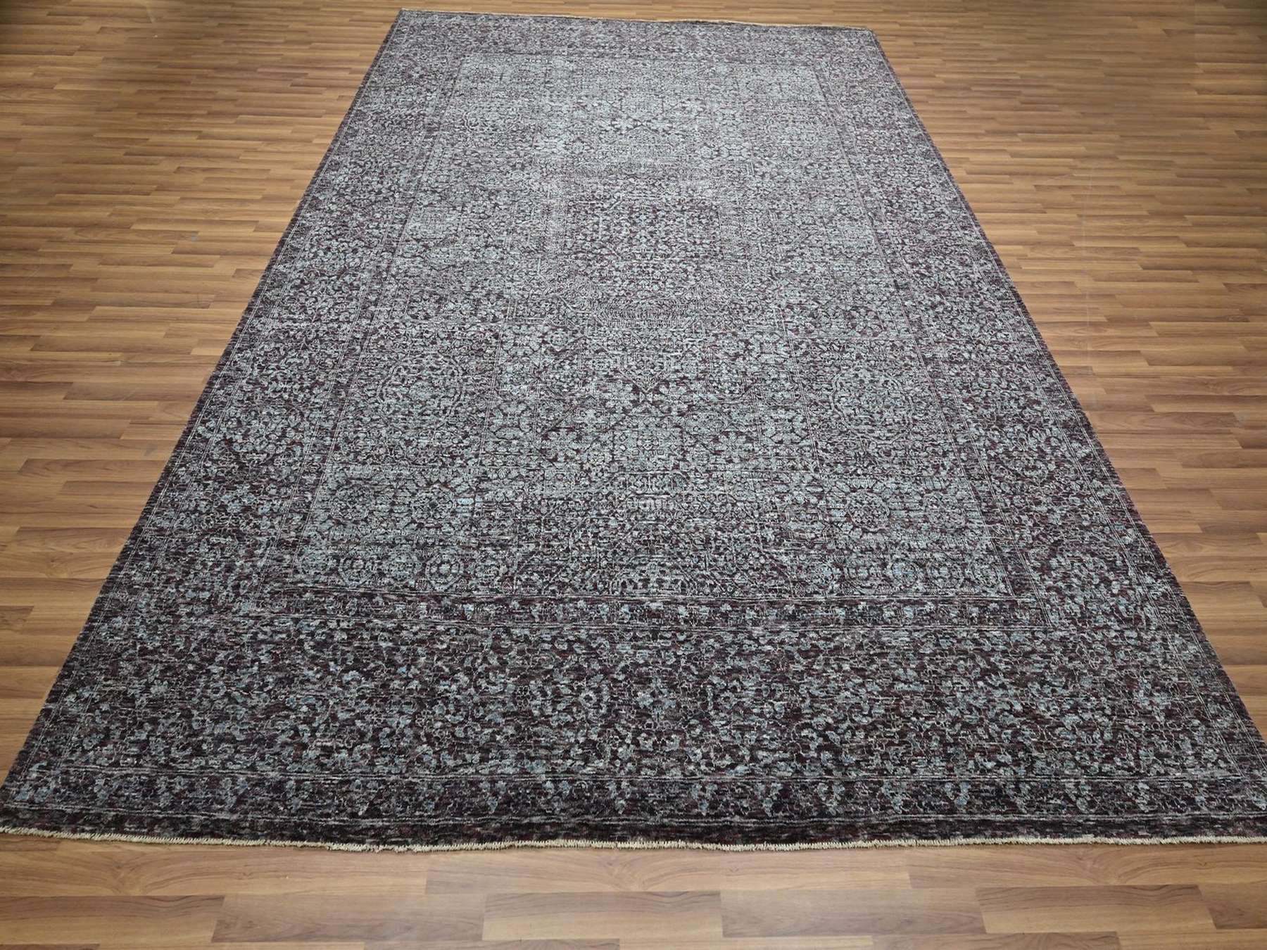 Mamluk Mamluk hand-knotted wool rug in Red, 9' x 12'2" — SKU O076550 (view 2)