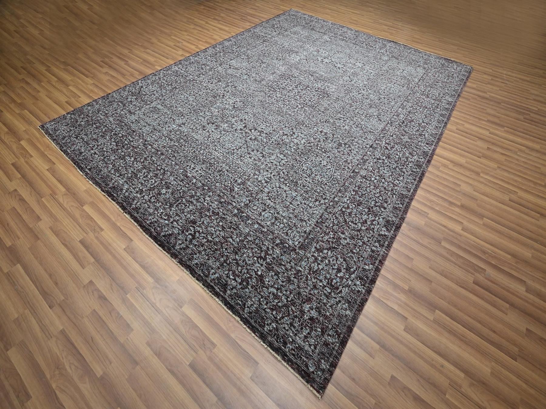 Mamluk Mamluk hand-knotted wool rug in Red, 9' x 12'2" — SKU O076550 (view 3)