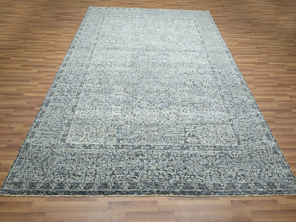Mamluk Mamluk hand-knotted wool rug in Gray, 8' x 10'2" — SKU O076552 (view 2)