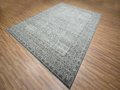 Mamluk Mamluk hand-knotted wool rug in Gray, 9' x 11'11" — SKU O076553 (view 3)
