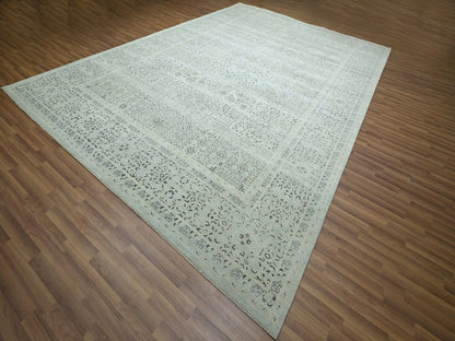 Mamluk Mamluk hand-knotted wool rug in Gray, 10' x 14'2" — SKU O076554 (view 3)