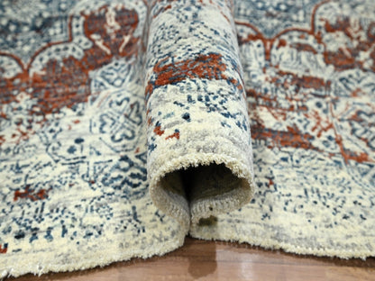 Clearance hand-knotted wool rug in Red, 7'11" x 10' — SKU O076564 (view 5)