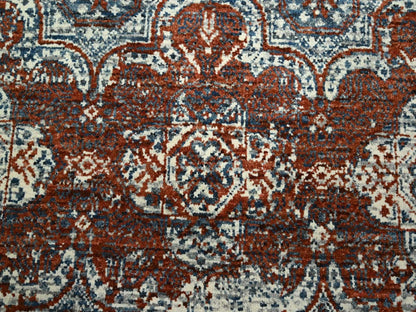 Clearance hand-knotted wool rug in Red, 7'11" x 10' — SKU O076564 (view 8)