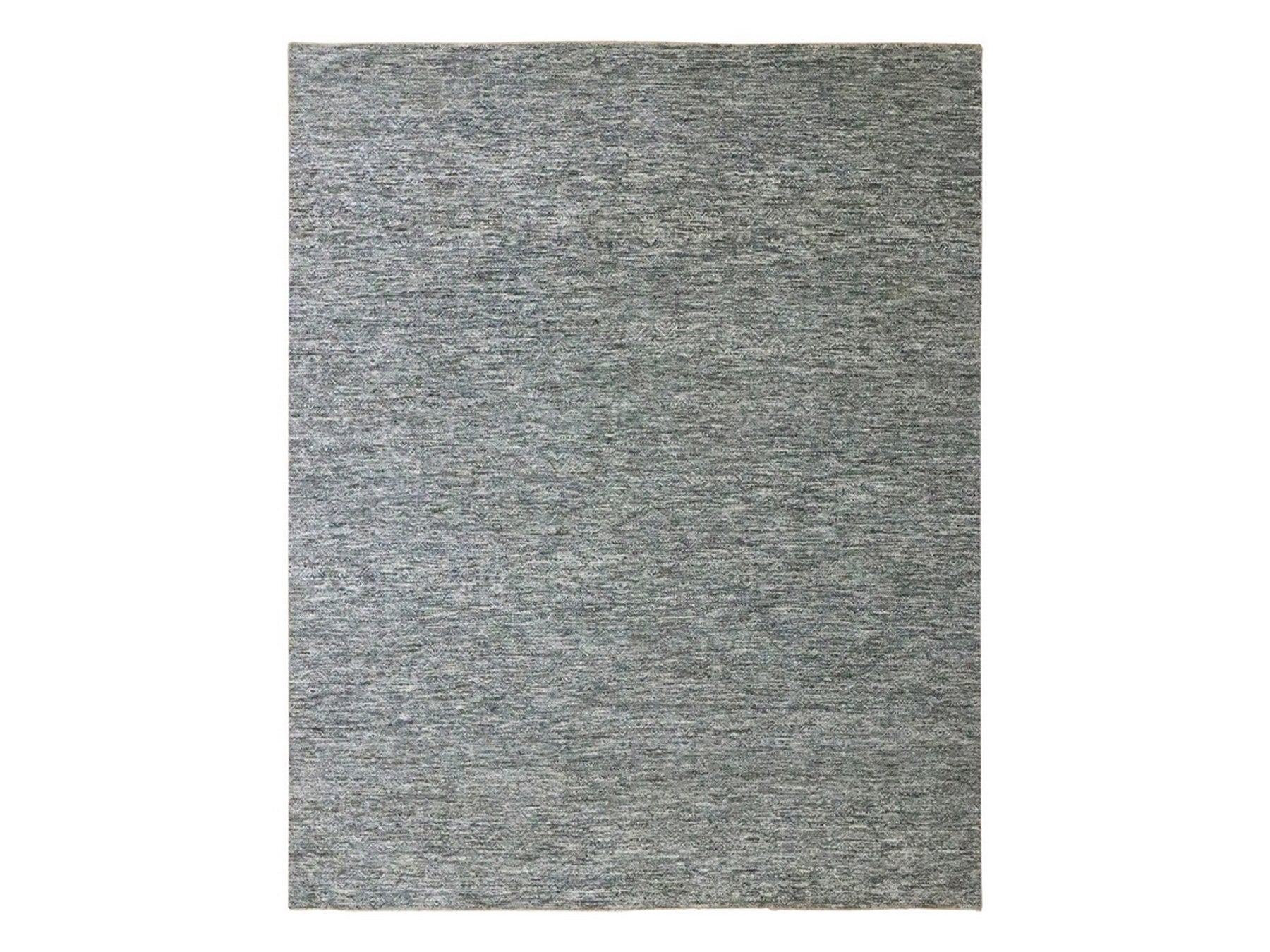 Modern / Contemporary hand-knotted wool rug in Gray, 8' x 10' — SKU O076571
