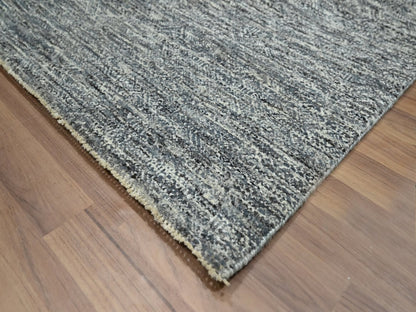 Modern / Contemporary hand-knotted wool rug in Gray, 8' x 10' — SKU O076571 (view 6)