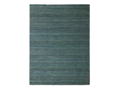 Blue 9'0" x 12'0" Modern and Contemporary Hand knotted Wool Rug - Sku: O076577
