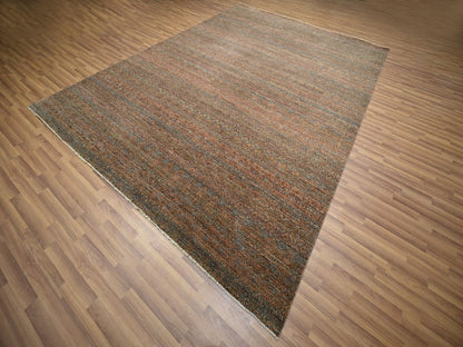 Modern / Contemporary hand-knotted wool rug in Red, 8'11" x 12' — SKU O076578 (view 3)