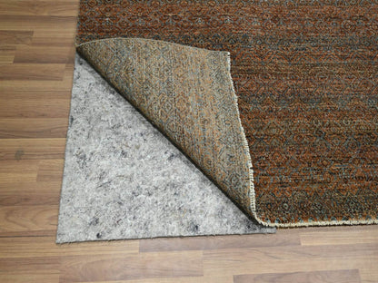 Modern / Contemporary hand-knotted wool rug in Red, 8'11" x 12' — SKU O076578 (view 4)