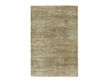 Brown 2'0" x 3'0" Modern and Contemporary Hand knotted Wool Rug - Sku: O076589