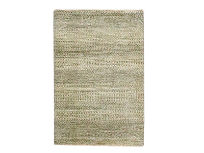 Modern / Contemporary hand-knotted wool rug in Brown, 2' x 3' — SKU O076592