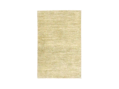 Modern / Contemporary hand-knotted wool rug in Beige, 2' x 3' — SKU O076609