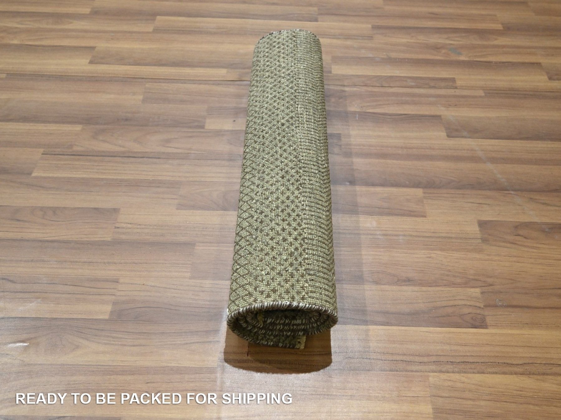 Modern / Contemporary hand-knotted wool rug in Gray, 2' x 3' — SKU O076640 (view 5)