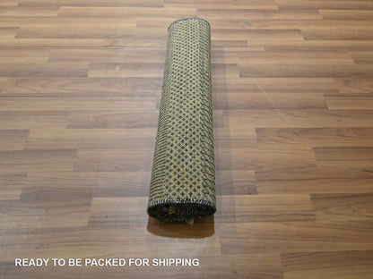 Modern / Contemporary hand-knotted wool rug in Gray, 2' x 3' — SKU O076647 (view 5)