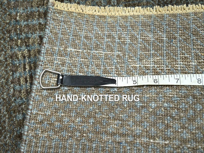 Brown 2'0" x 3'0" Modern and Contemporary Hand knotted Wool Rug - Sku: O076654