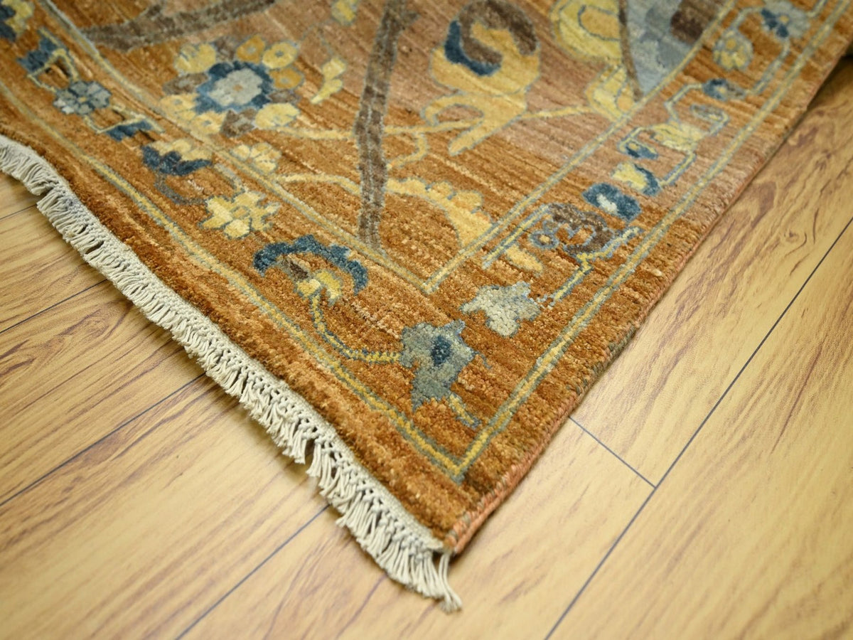 Oushak hand-knotted wool rug in Red, 8'9" x 11'11" — SKU O076685 (view 6)