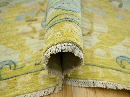 Oushak hand-knotted wool rug in Gray, 9'1" x 12'1" — SKU O076687 (view 5)