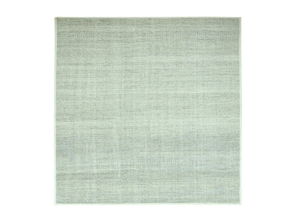 Modern / Contemporary hand-knotted wool rug in Gray, 10' x 10'2" — SKU O076690